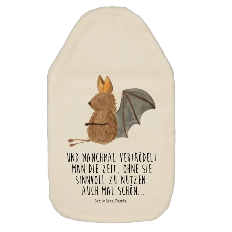 Wärmflasche Fledermaus Sitzen