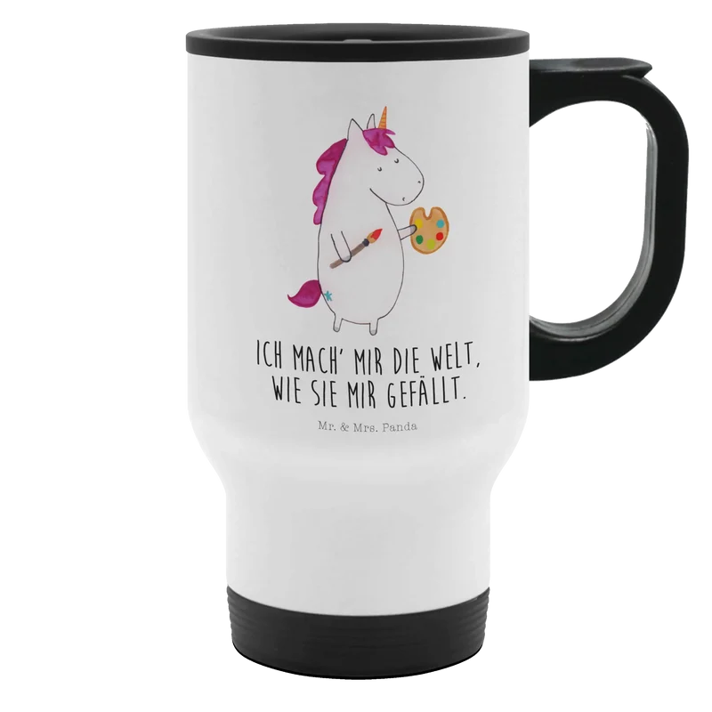 Thermobecher Einhorn Künstler
