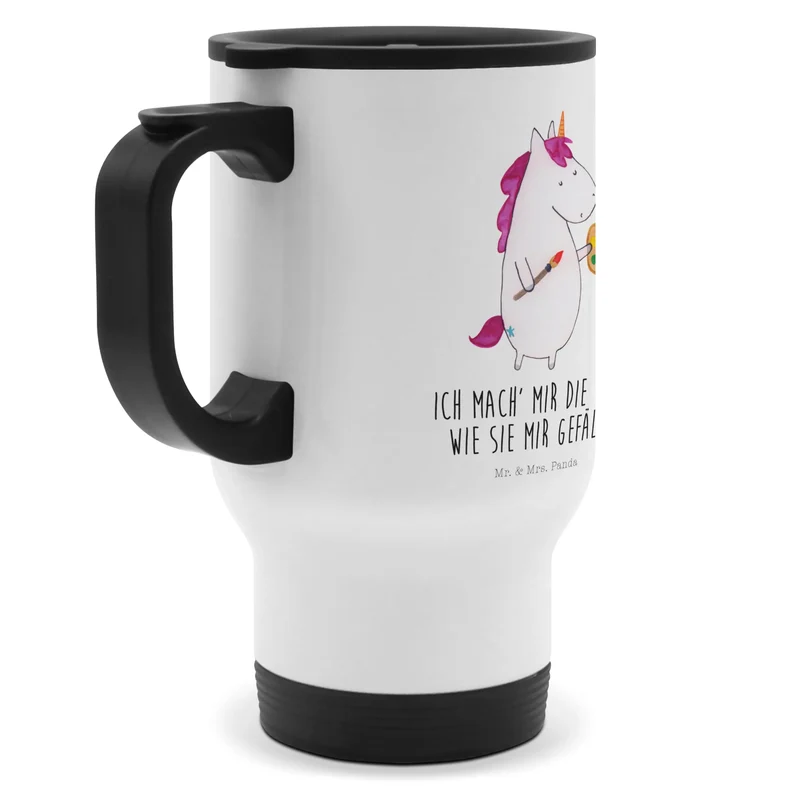 Thermobecher Einhorn Künstler