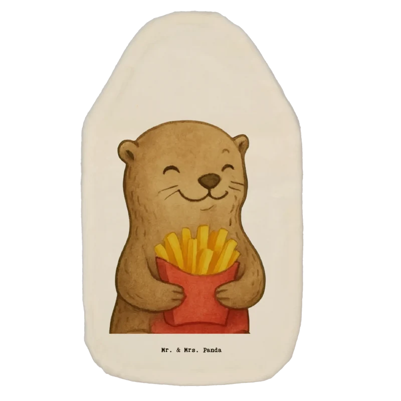 Wärmflasche Otter Pommes