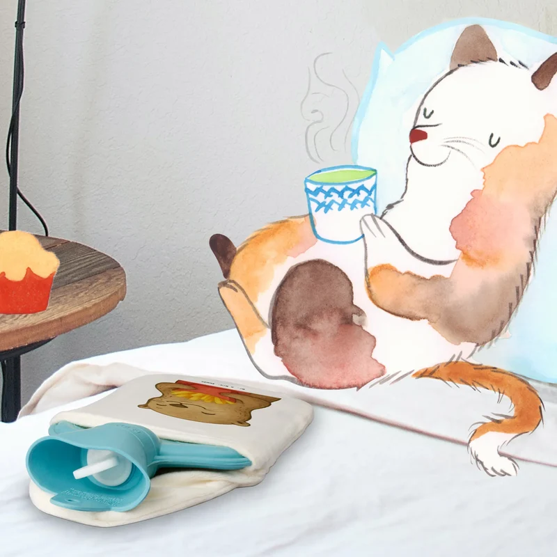Wärmflasche Otter Pommes