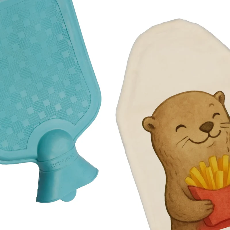 Wärmflasche Otter Pommes