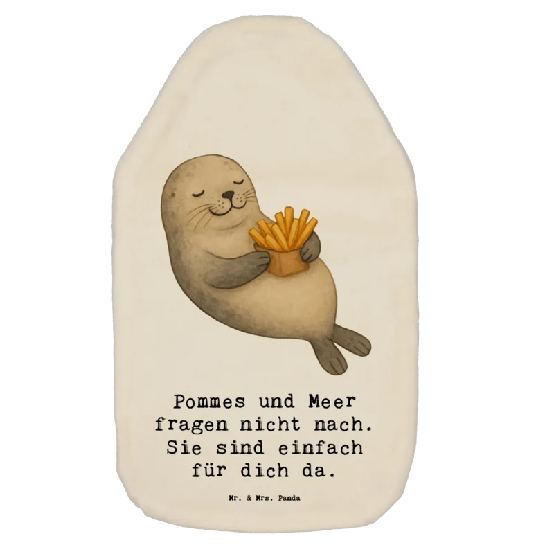 Wärmflasche Robbe Pommes