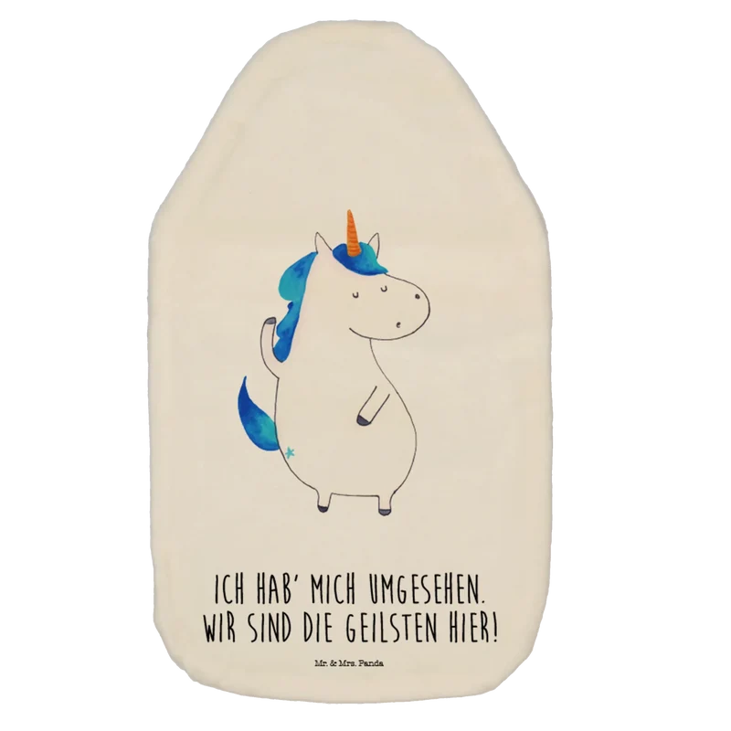 Wärmflasche Einhorn Mann
