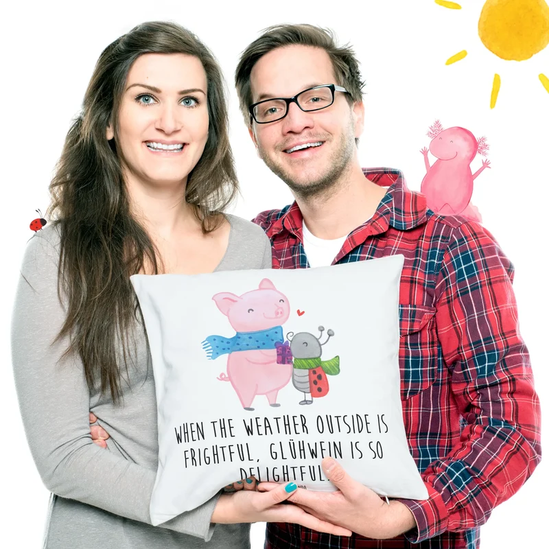 40x40 Kissen Glühschwein Smörle
