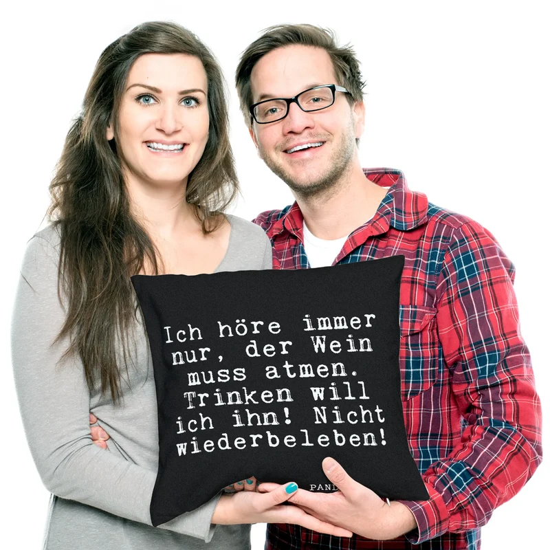 40x40 Kissen Ich höre immer nur,...