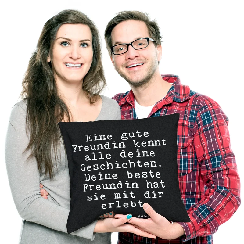 40x40 Kissen Eine gute Freundin kennt...