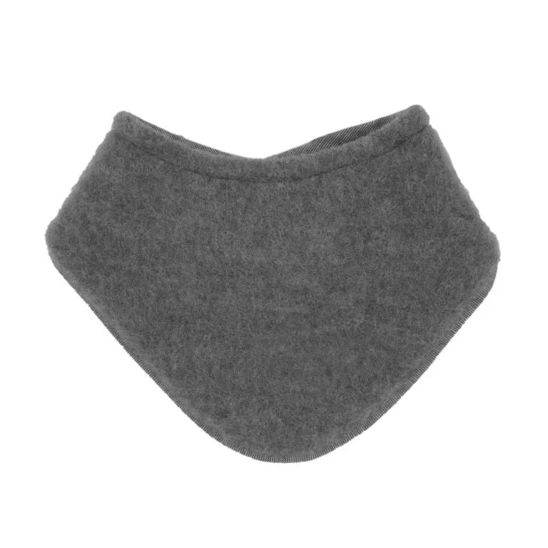 maximo GOTS BABY-Tuch, Wollfleece Jerseyfutter, mittelgraumeliert