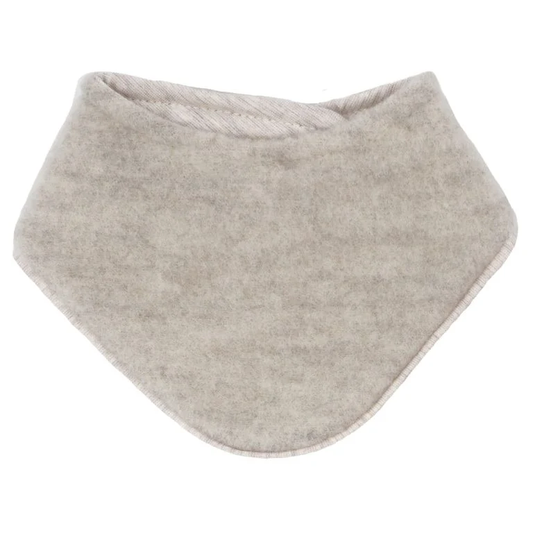 maximo GOTS BABY-Tuch, Wollfleece Jerseyfutter, düne