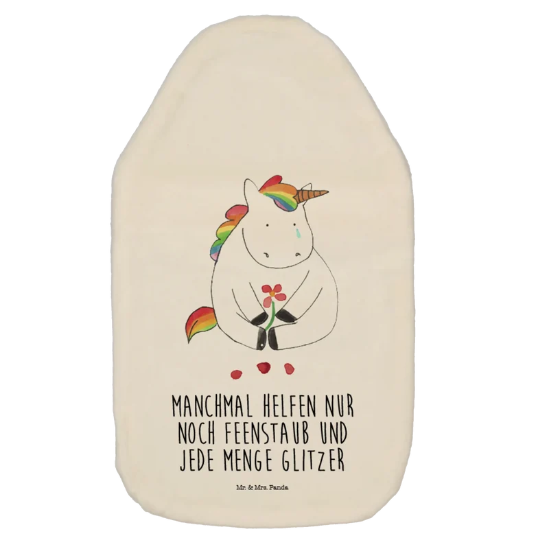 Wärmflasche Einhorn Traurig