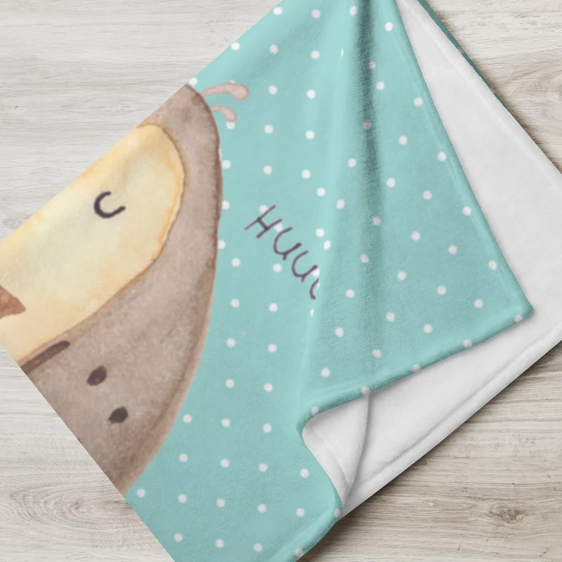Babydecke Eulen Liebe