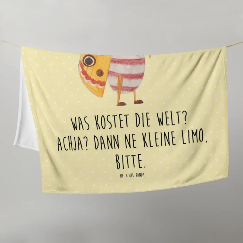 Babydecke Nachtfalter Fähnchen