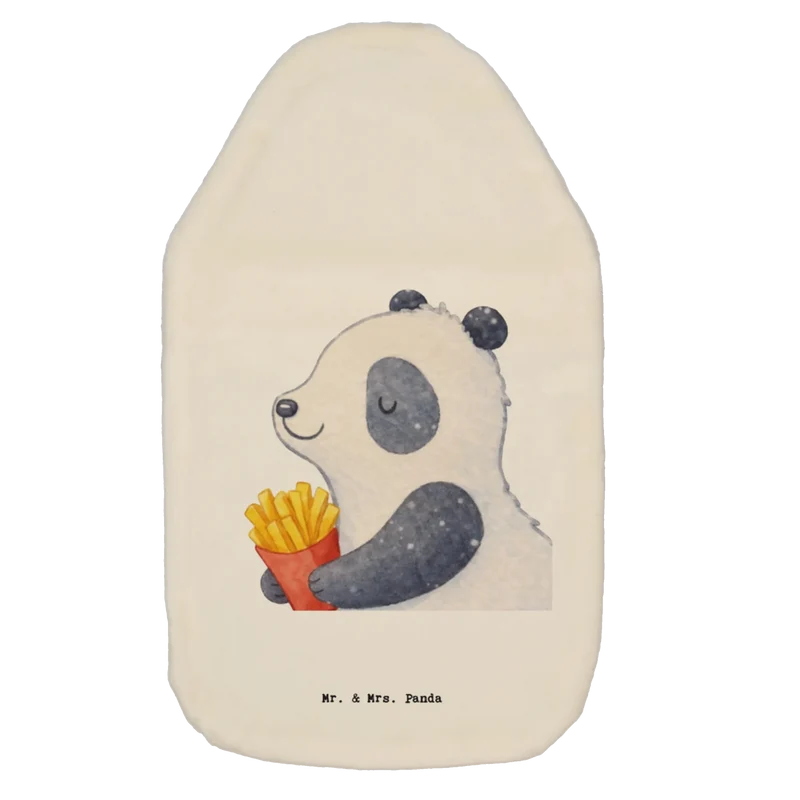 Wärmflasche Panda Winter Pommes