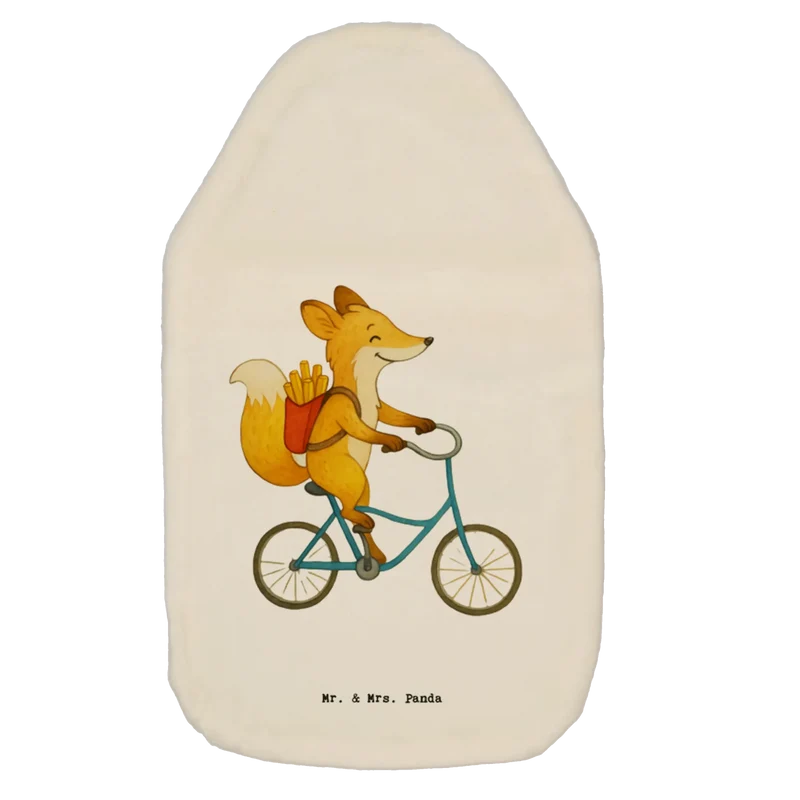 Wärmflasche Fuchs Lieferung Pommes