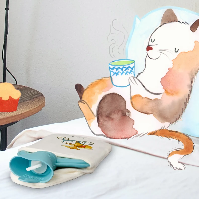 Wärmflasche Fuchs Lieferung Pommes