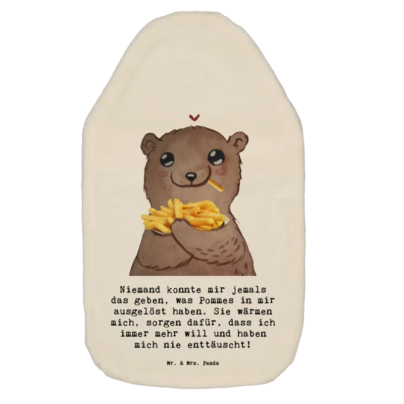 Wärmflasche Bär Pommes verliebt