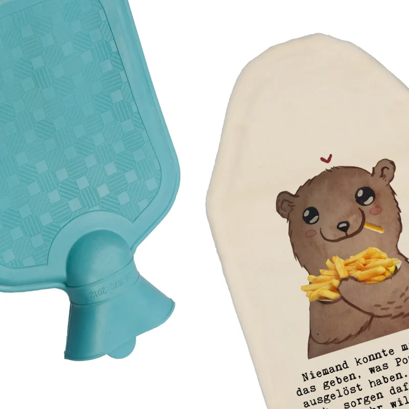Wärmflasche Bär Pommes verliebt