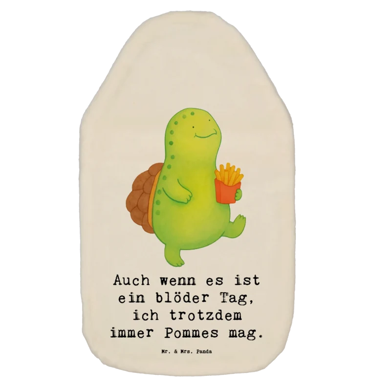 Wärmflasche Schildkröte Pommes