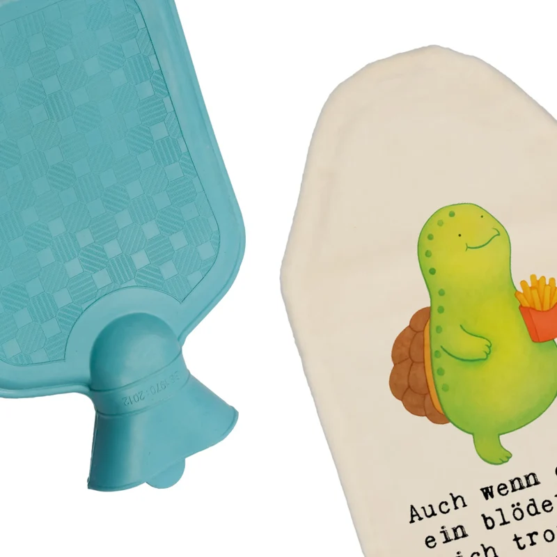Wärmflasche Schildkröte Pommes