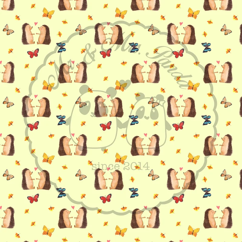 Nackenkissen Igel Liebe Muster