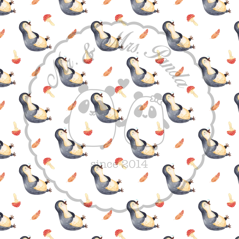 Nackenkissen Pinguin Lachen Muster