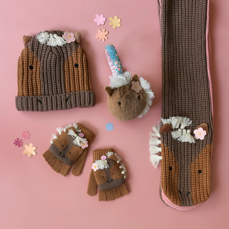 Handschuhe zum umklappen Peggy Pony