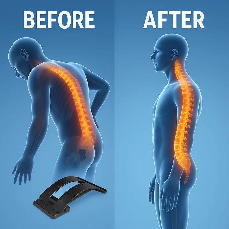 Back Massage Magic Stretcher Backbone Stretcher Pain Reliever