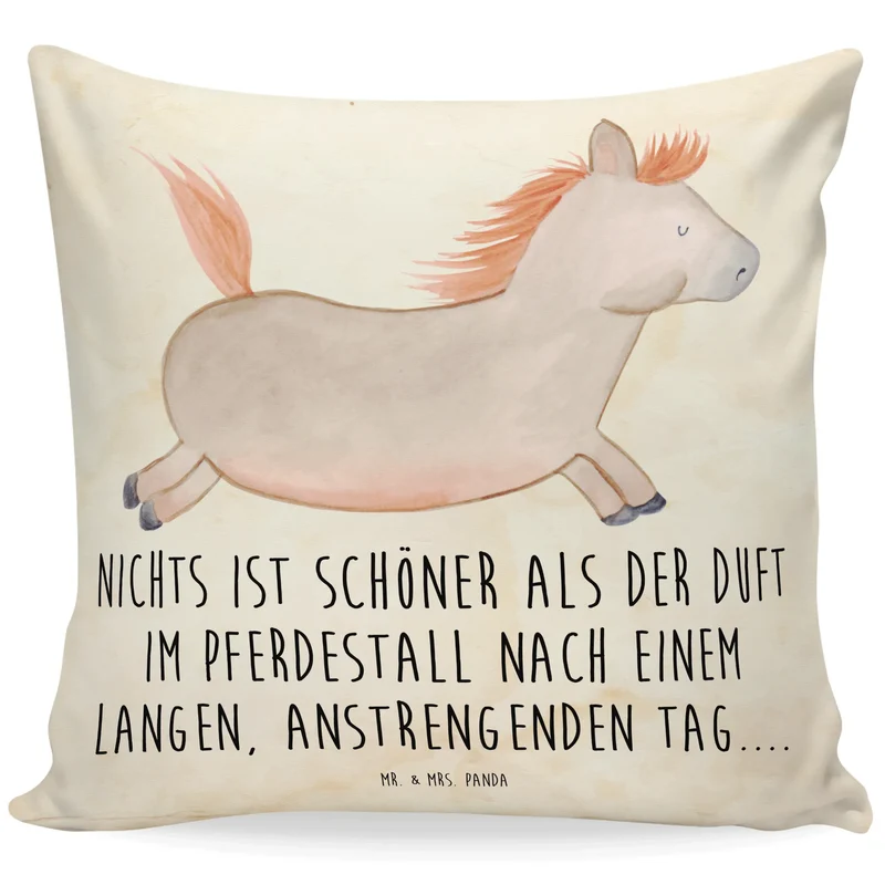 40x40 Kissen Pferd Springen