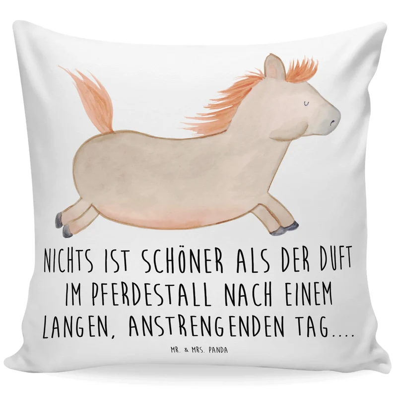 40x40 Kissen Pferd Springen