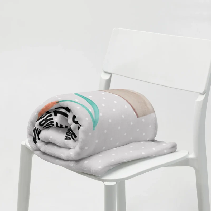 Babydecke Otter Stein
