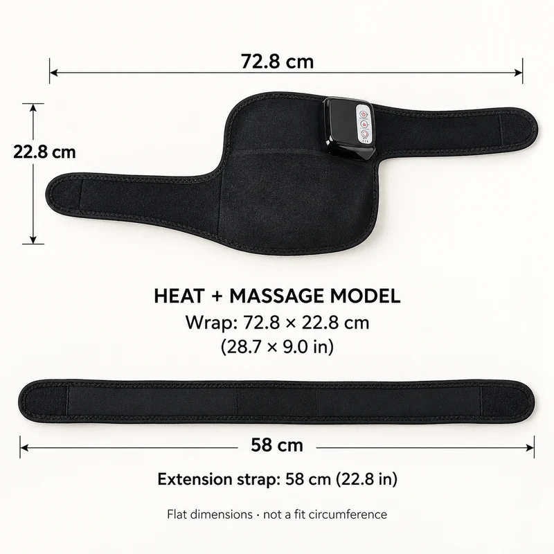 Adjustable Heated Knee Wrap