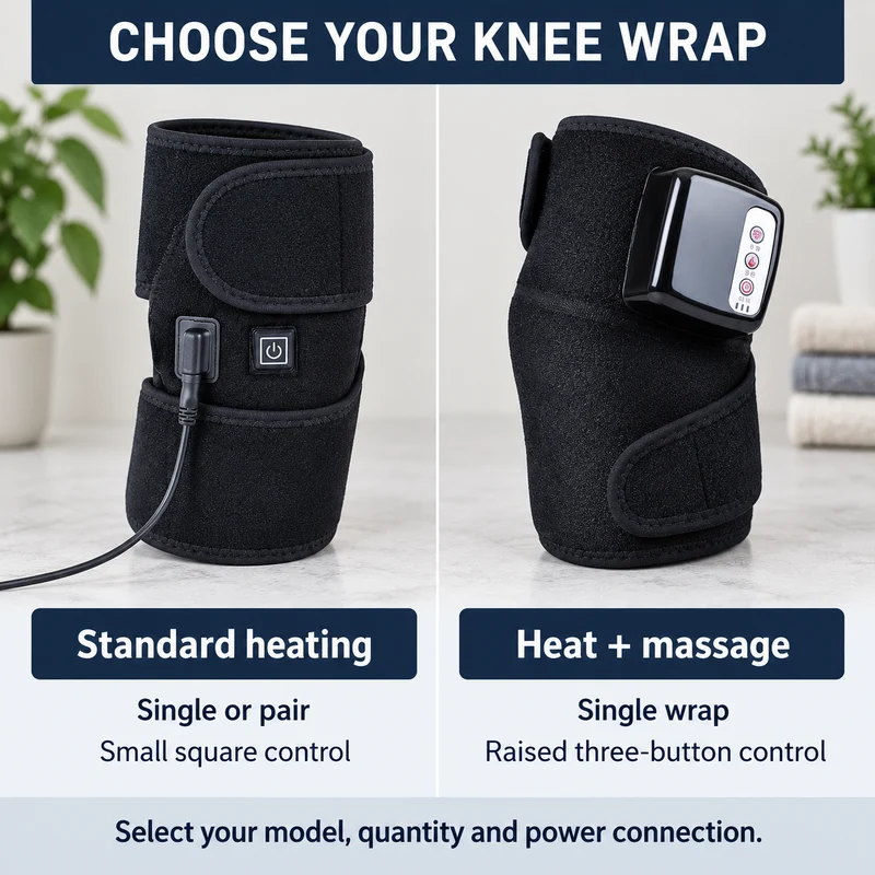 Adjustable Heated Knee Wrap