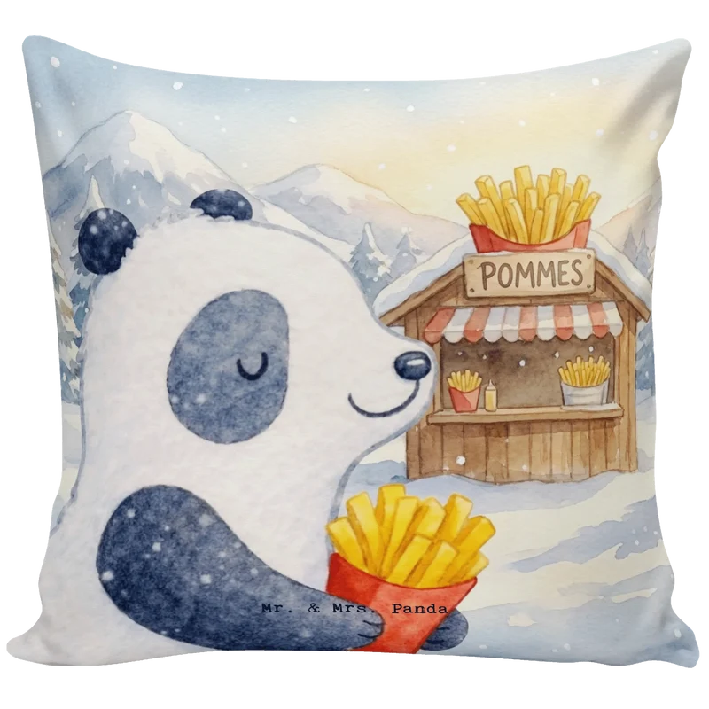 40x40 Kissen Panda Winter Pommes Design
