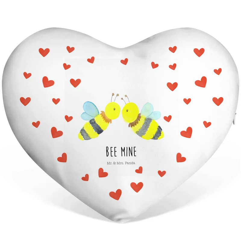 Herzkissen Biene Liebe