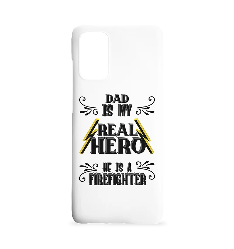 My Real Hero, Firefighter Dad - Samsung S20+ Handyhülle