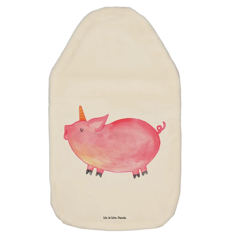Wärmflasche Einhorn Schwein
