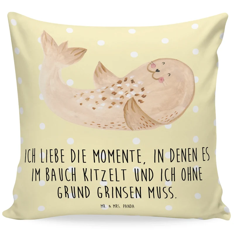 40x40 Kissen Robbe Liegen