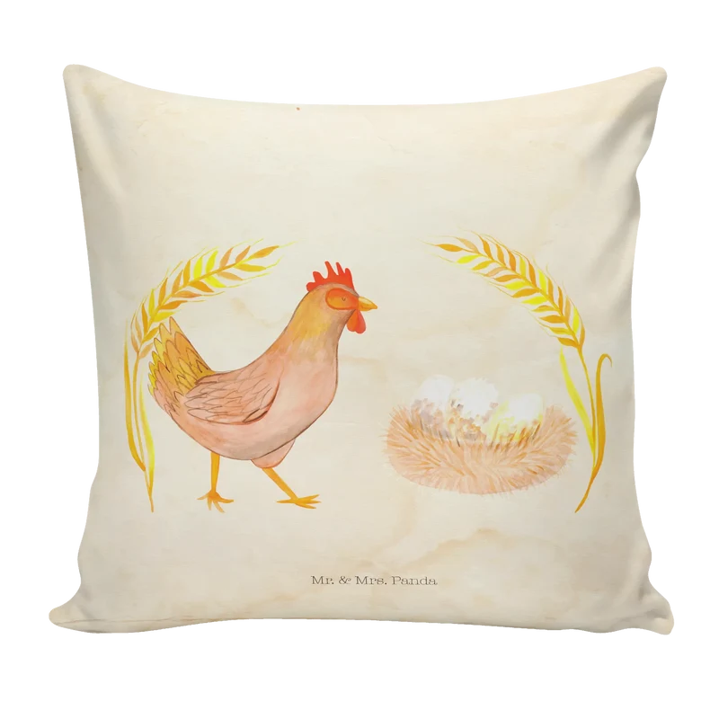 40x40 Kissen Huhn Stolz