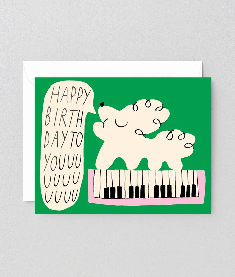HAPPY BIRTHDAY TO YOUUU - KARTE + UMSCHLAG
