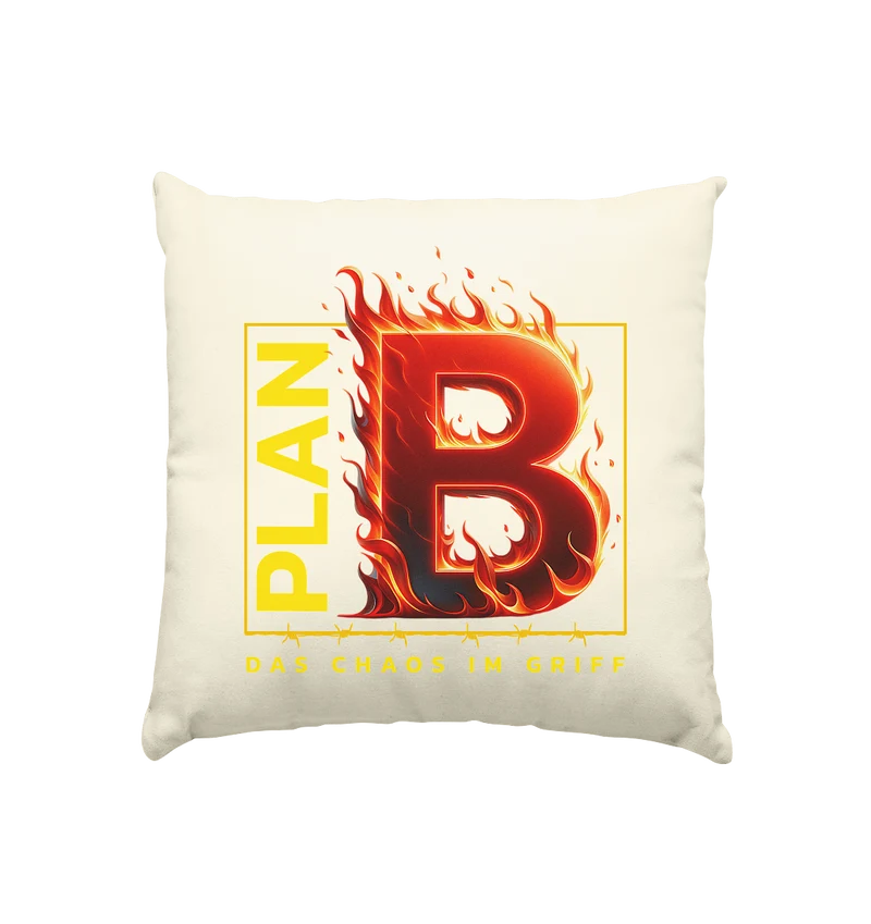Plan B - Kissen natur 40x40cm