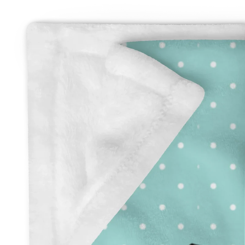 Babydecke Eule Federschmuck