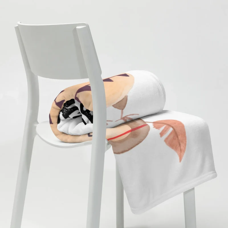 Babydecke Eule Federschmuck