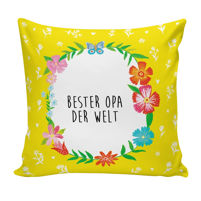 40x40 Kissen Opa