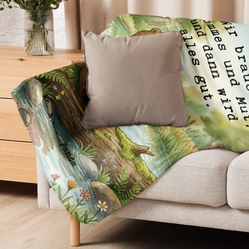 Sherpa Kuscheldecke Otter Pommes Design
