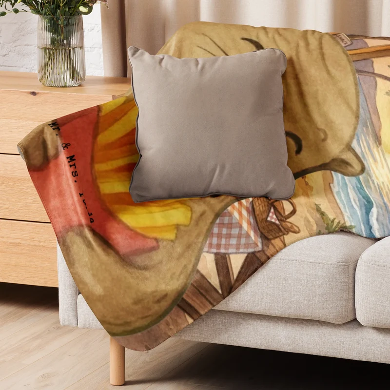 Sherpa Kuscheldecke Otter Pommes Design
