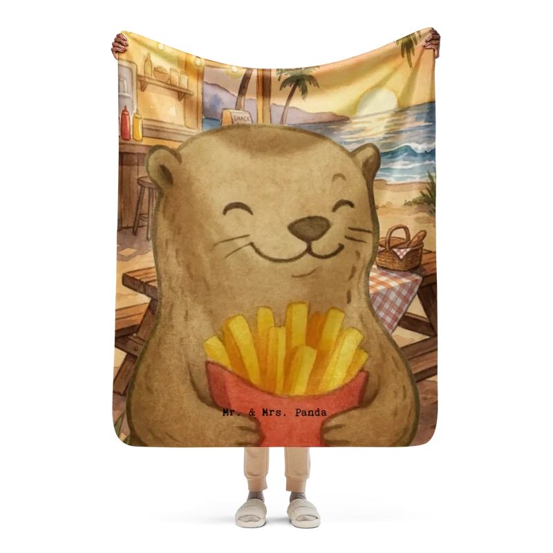 Sherpa Kuscheldecke Otter Pommes Design
