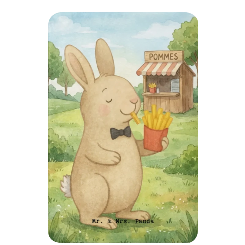 Sherpa Kuscheldecke Hase Pommes Design