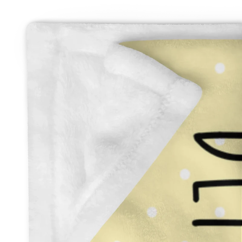Personalisierte Decke Spinne Agathe Kaffee