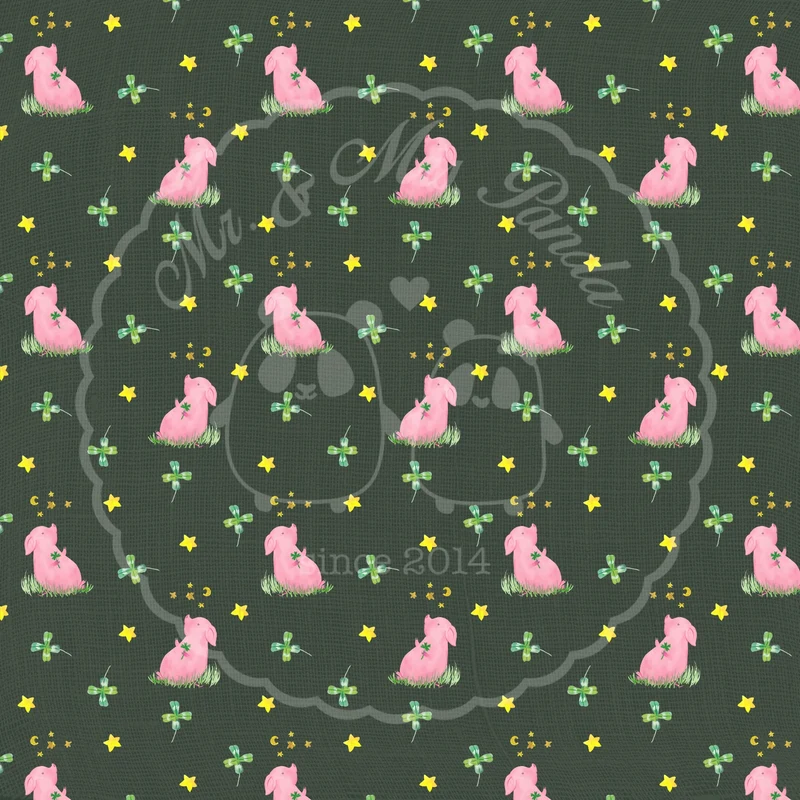 Nackenkissen Schwein Glück Muster