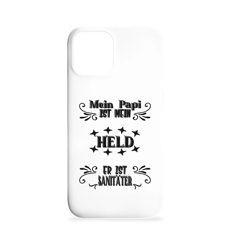 DAS PAPA PROJEKT-MEIN HELD-SANITÄTER- Iphone 12 / 12 Pro Handyhülle